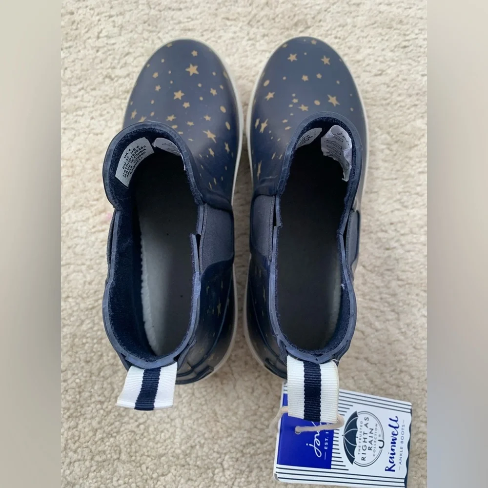Joules NWT Women's Size 6, EU 37, Rainwell Wellington Wellies Rain Boots Booties